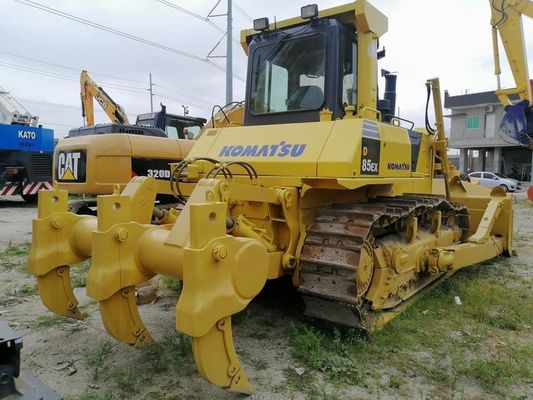 کاماتسو D85EX-15 دوسر دست دوم خزنده نصب شده با ریپر هیدرولیک