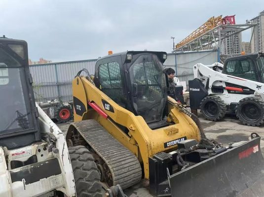 قدرت 277C استفاده شده Caterpillar Skid Steer بهره وری سوخت در وضعیت خوب