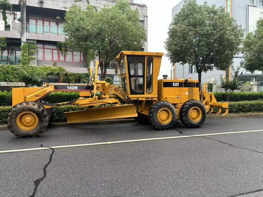 اصل ژاپن 140H Caterpillar موتور درجه بندي شده دست دوم عملیات ایمنی