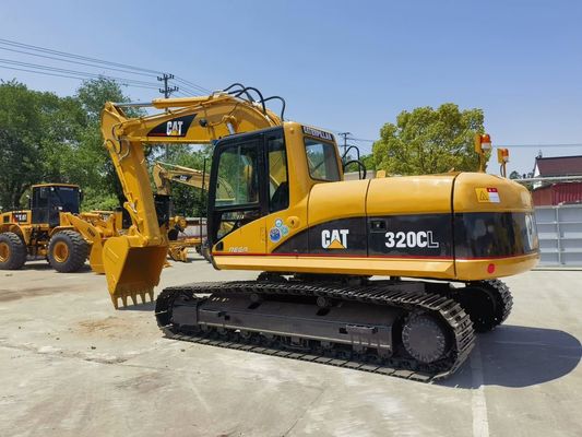 حفاری هیدرولیک CAT استفاده شده 20 تن CAT 320CL حفاری اصلی ژاپن برای آفریقا