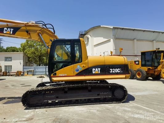 حفاری هیدرولیک CAT استفاده شده 20 تن CAT 320CL حفاری اصلی ژاپن برای آفریقا