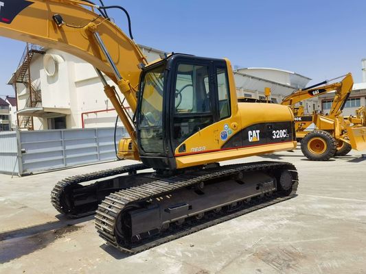 حفاری هیدرولیک CAT استفاده شده 20 تن CAT 320CL حفاری اصلی ژاپن برای آفریقا