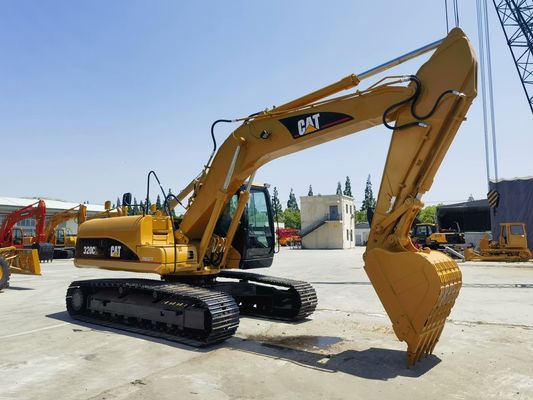 حفاری هیدرولیک CAT استفاده شده 20 تن CAT 320CL حفاری اصلی ژاپن برای آفریقا