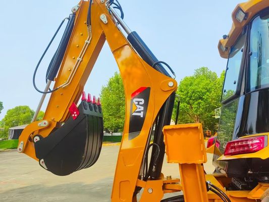 420F استفاده شده Caterpillar Backhoe Loader CAT سرعت بالا انرژی کارآمد