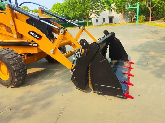 420F استفاده شده Caterpillar Backhoe Loader CAT سرعت بالا انرژی کارآمد