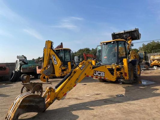 JCB 4CX ECO بارگیری کننده کفپوش دست دوم برای ساخت و ساز