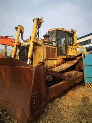 رنگ اصلی D8R LGP استفاده شده Caterpillar بلدوزر با ریپر هیدرولیک