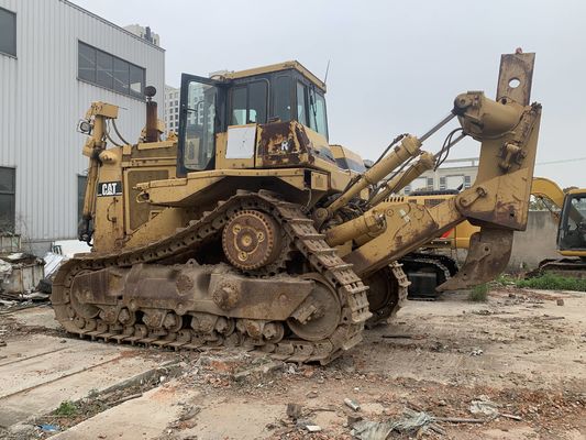 استفاده شده Caterpillar D9R LGP Crawler نصب Dozer رنگ اصلی برای معدن