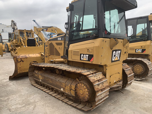 6 راه تیغه استفاده شده خزنده نصب بلدوزر Caterpillar D5K XL رنگ اصلی