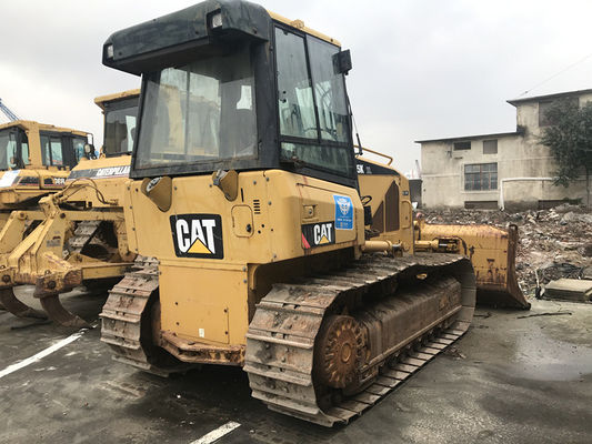 6 راه تیغه استفاده شده خزنده نصب بلدوزر Caterpillar D5K XL رنگ اصلی