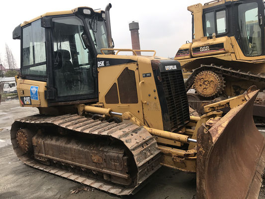 6 راه تیغه استفاده شده خزنده نصب بلدوزر Caterpillar D5K XL رنگ اصلی