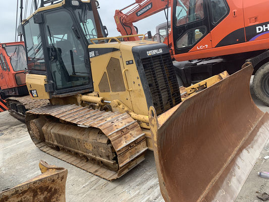 6 راه تیغه استفاده شده خزنده نصب بلدوزر Caterpillar D5K XL رنگ اصلی