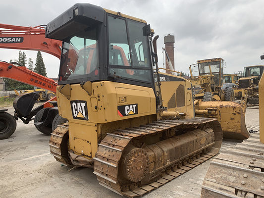 6 راه تیغه استفاده شده خزنده نصب بلدوزر Caterpillar D5K XL رنگ اصلی
