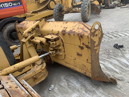 6 راه تیغه استفاده شده خزنده نصب بلدوزر Caterpillar D5K XL رنگ اصلی