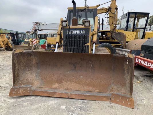 Caterpillar D6G2 XL استفاده شده بولدوزر کشنده 6 راه تیغه بلدوزر دست دوم
