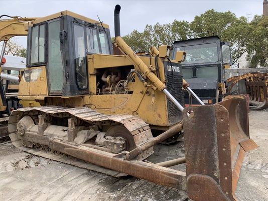 Caterpillar D6G2 XL استفاده شده بولدوزر کشنده 6 راه تیغه بلدوزر دست دوم