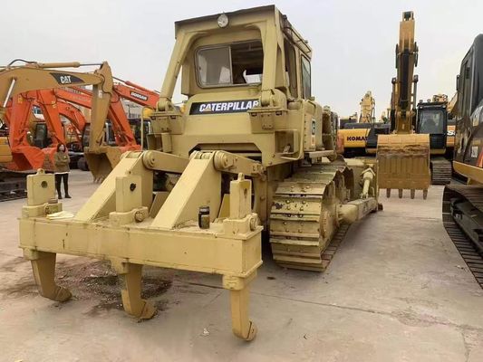 قدرتمندی دست دوم Caterpillar D7G Dozer بهره وری انرژی 6 راه تیغه