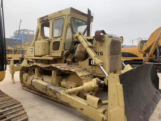 قدرتمندی دست دوم Caterpillar D7G Dozer بهره وری انرژی 6 راه تیغه