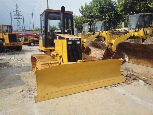 6 راه تیغه مینی استفاده شده بلدوزر Caterpillar D4C LGP Crawler نصب بلدوزر