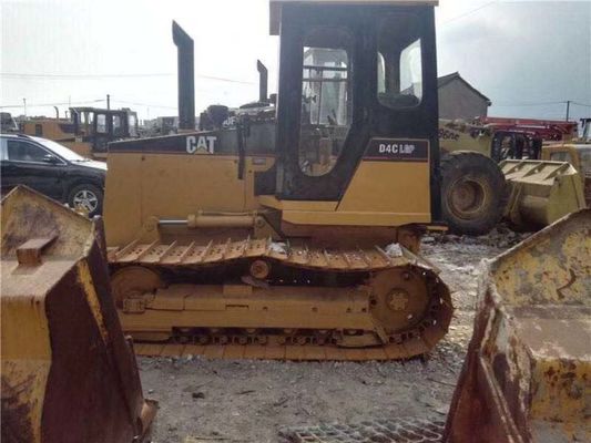 6 راه تیغه مینی استفاده شده بلدوزر Caterpillar D4C LGP Crawler نصب بلدوزر