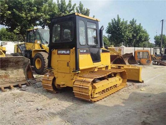 6 راه تیغه مینی استفاده شده بلدوزر Caterpillar D4C LGP Crawler نصب بلدوزر