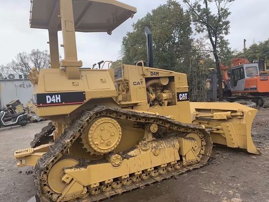 استفاده شده خزنده CAT D4H بلدوزر رنگ دوباره درایو بالا کار آسان