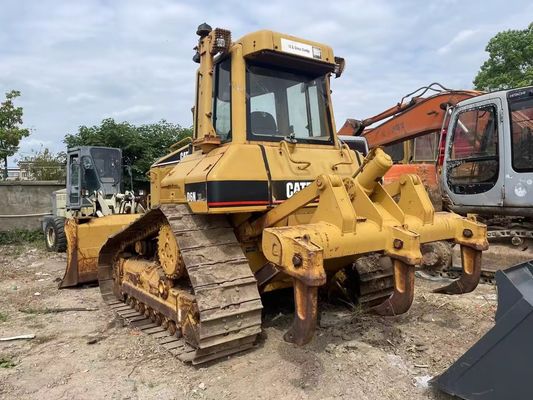 رنگ اصلی Caterpillar D6N XL استفاده شده بلدوزر کوچک با ریپر هیدرولیک