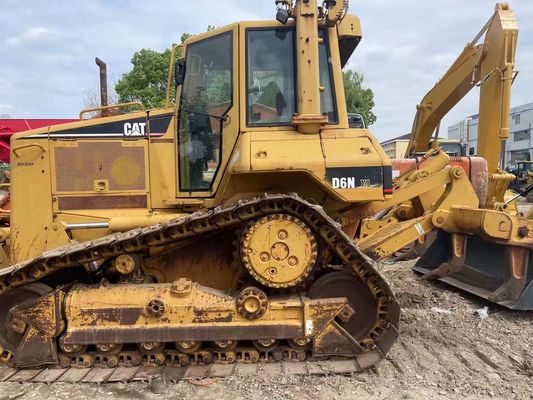 رنگ اصلی Caterpillar D6N XL استفاده شده بلدوزر کوچک با ریپر هیدرولیک