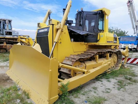 کاماتسو D85EX-15 دوسر دست دوم خزنده نصب شده با ریپر هیدرولیک