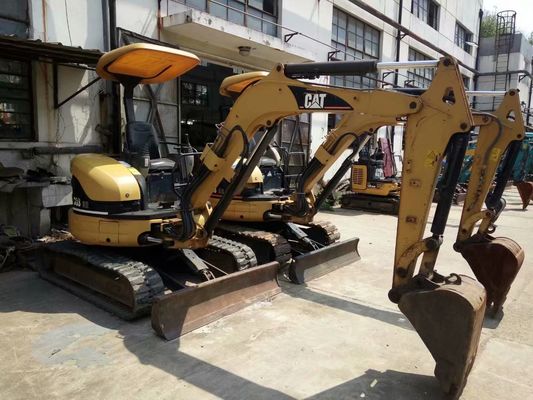 رنگ اصلی 303 CR استفاده شده CAT Excavator بهره وری انرژی استفاده شده CAT Mini Excavator