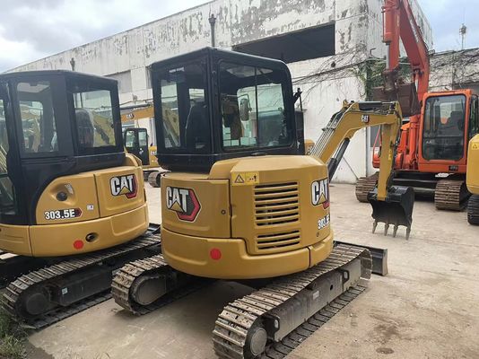 بهره وری انرژی استفاده شده CAT Excavator Crawler Caterpillar 303.5 E CR ضد زنگ