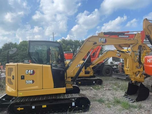 کاوشگر هیدرولیک انگشت بزرگ استفاده شده CAT کاوشگر هیدرولیک سریع 306 CAT Excavator