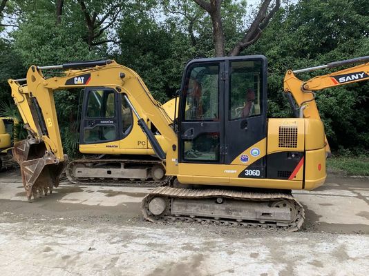 کمپکت Caterpillar 306D مینی کرولر Excavator اصلی ژاپن دست دوم