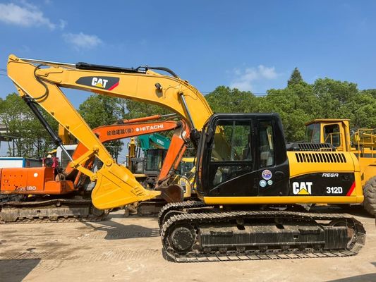 ژاپنی اصلی 312D استفاده شده Caterpillar کارایی بالا برای سایت ساختمانی