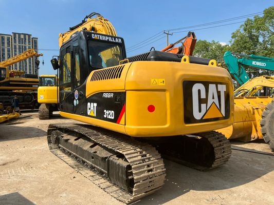 ژاپنی اصلی 312D استفاده شده Caterpillar کارایی بالا برای سایت ساختمانی