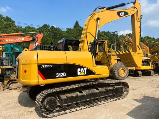 ژاپنی اصلی 312D استفاده شده Caterpillar کارایی بالا برای سایت ساختمانی