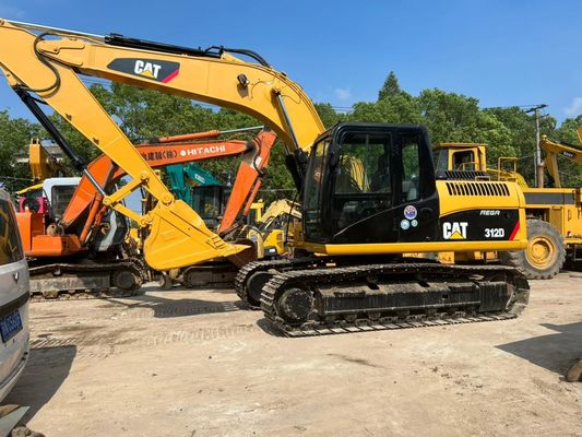 ژاپنی اصلی 312D استفاده شده Caterpillar کارایی بالا برای سایت ساختمانی