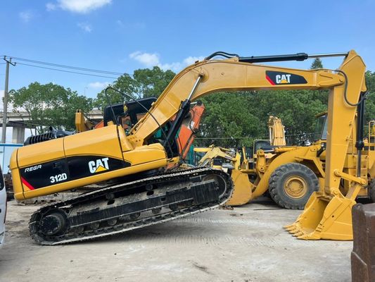 ژاپنی اصلی 312D استفاده شده Caterpillar کارایی بالا برای سایت ساختمانی