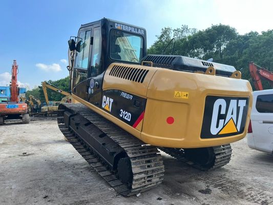 ژاپنی اصلی 312D استفاده شده Caterpillar کارایی بالا برای سایت ساختمانی
