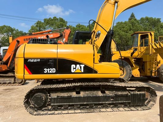 ژاپنی اصلی 312D استفاده شده Caterpillar کارایی بالا برای سایت ساختمانی
