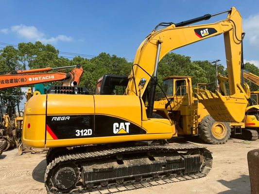 ژاپنی اصلی 312D استفاده شده Caterpillar کارایی بالا برای سایت ساختمانی
