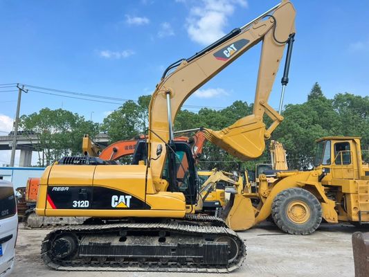ژاپنی اصلی 312D استفاده شده Caterpillar کارایی بالا برای سایت ساختمانی