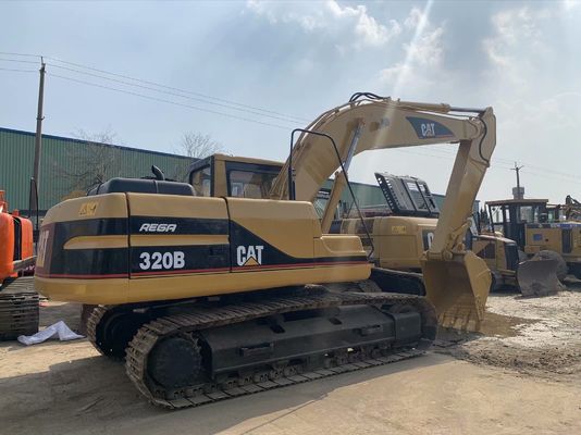 قدرت بالا 320B استفاده شده CAT حفاری ایمنی عملیات 20 تن حفاری