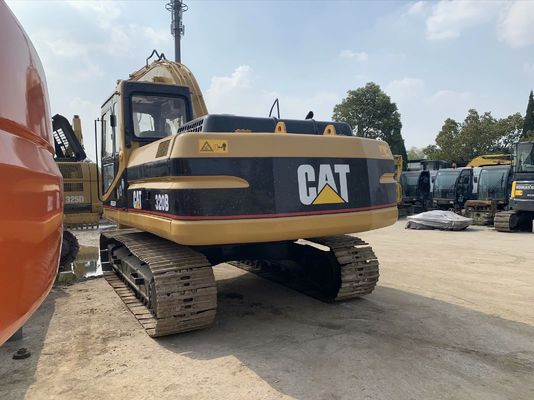 قدرت بالا 320B استفاده شده CAT حفاری ایمنی عملیات 20 تن حفاری