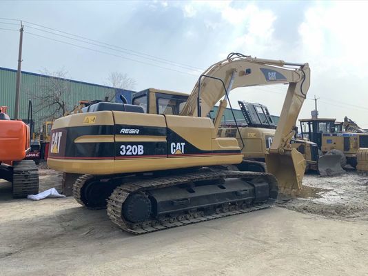 قدرت بالا 320B استفاده شده CAT حفاری ایمنی عملیات 20 تن حفاری