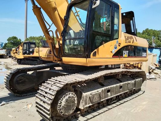 2001 سال استفاده شده خزنده نصب حفاری Caterpillar 330C CAT C9 موتور 250HP