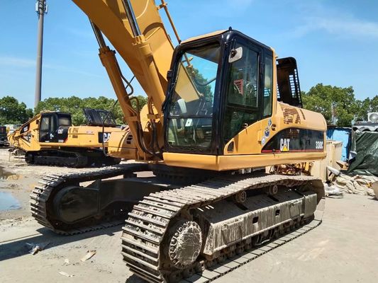 2001 سال استفاده شده خزنده نصب حفاری Caterpillar 330C CAT C9 موتور 250HP