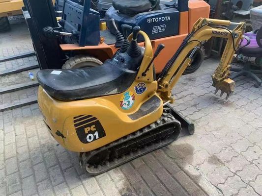 PC01 رنگ اصلی استفاده شده Komatsu مینی حفاری برای کار در داخل