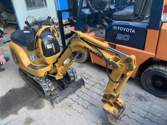 PC01 رنگ اصلی استفاده شده Komatsu مینی حفاری برای کار در داخل