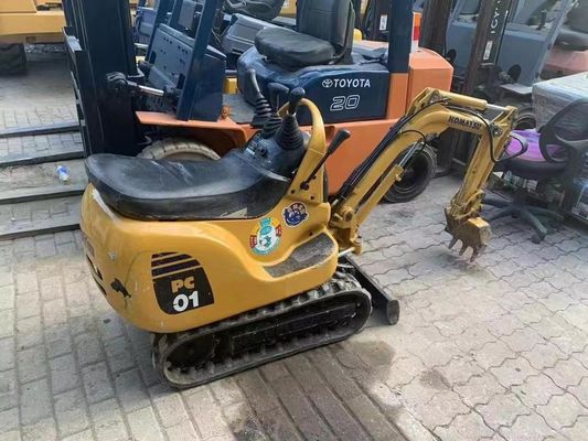 PC01 رنگ اصلی استفاده شده Komatsu مینی حفاری برای کار در داخل